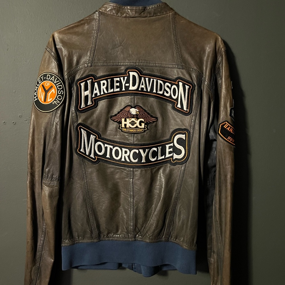 Compagnia Harley Davidson custom leather jacket